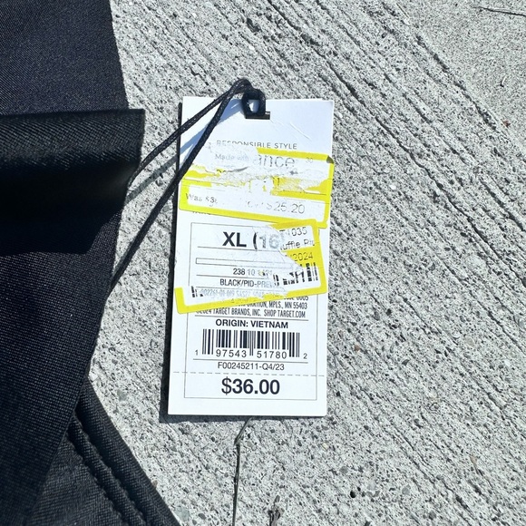 Black Ruffled One-Piece Swimsuit NWT - Picture 4 of 7